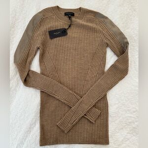 Rag and bone long sleeve merino wool sweater